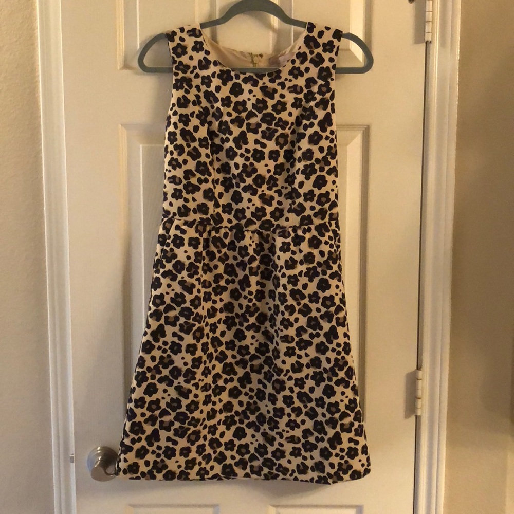 Leopard print formal dress